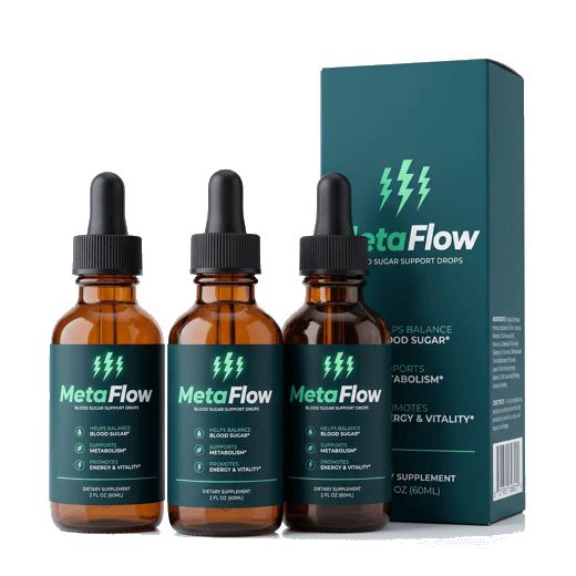 MetaFlow 3 bottles plus 1 free 90-day blood sugar supplement supply